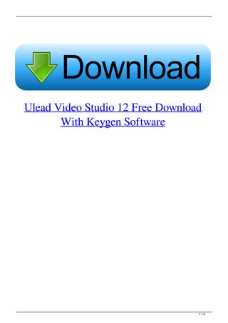 latest ulead video studio 12 free download